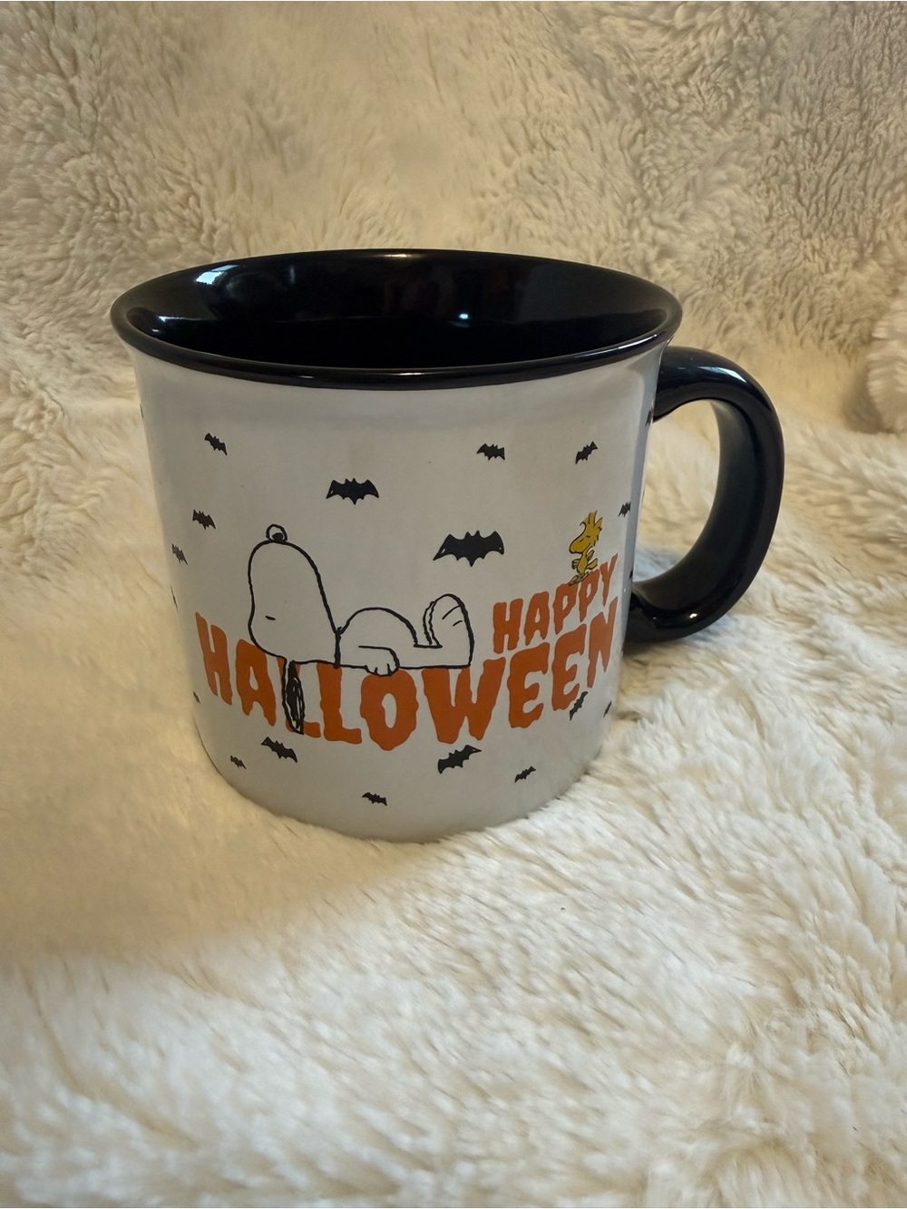 Peanuts Snoopy Happy Halloween Oversized 20oz Ceramic Mug Camper Style